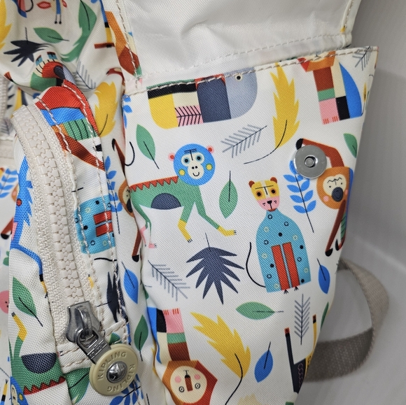 Kipling Diaper Bag Backpack with monkeys, jungle theme Bundle of Love rare - Picture 11 of 16